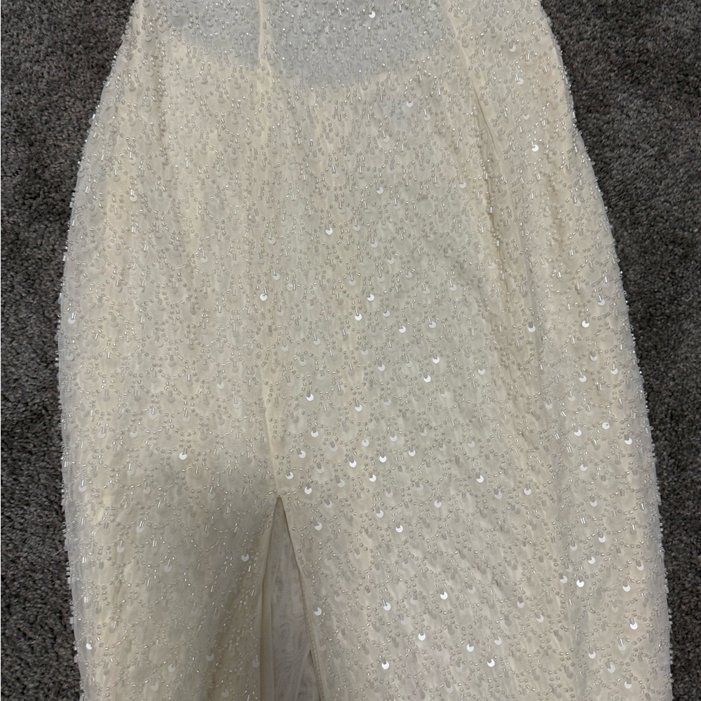 Oh Polly Cream Maxi Dress - Picture 4 of 7
